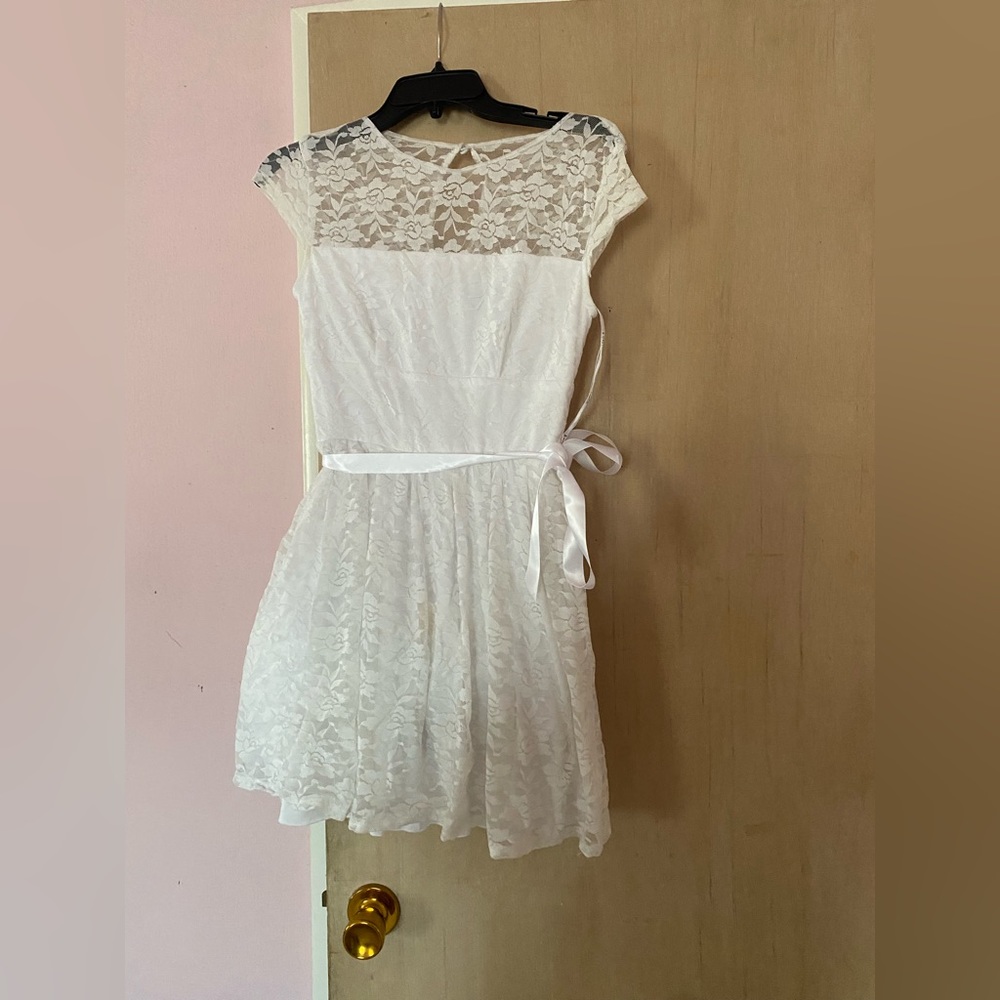 B. Darlin White Lace Dress